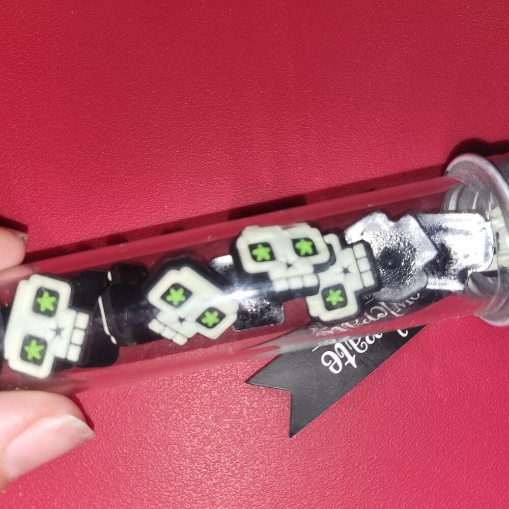 12 pc OwlCrate Skull push pins